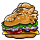 Deluxe Peophin Burger