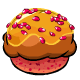 Pomegranate Cupcake