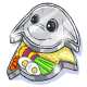 Silver Poogle Bento Box Lunch