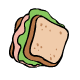 Left-Over Turkey Sandwich