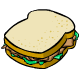 Beef and Lettuce Sandwich