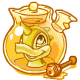 Gold Scorchio Honey Pot
