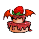 Strawberry Shoyru Cake - r101