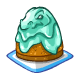 This delicious mint-flavoured cake is shaped just like the Snowager.