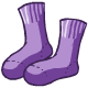 Edible Purple Socks
