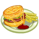 Spaghetti Steak Burger