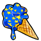 Starry Waffle Cone