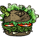 Vegetarian Tonu Day Burger - r88