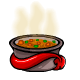 This yummy veggie stew is served in a cute Zafara tail bowl.