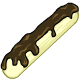 A strip of finest Neopian cheese dipped in creamy milk chocolate.  