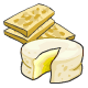 Soft Tyrannian Cheese and Crackers