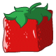 Cube-Shaped Strawberry