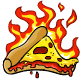 Flaming Hot Pizza