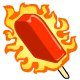 This lolly makes you hot, then cold, then hot, then cold again... how bizarre!