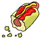 Half Eaten Hot Dog
