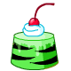 This lime flavoured blend of jelly and cake will satisfy any Neopet.