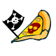 Pirate Pizza Slice