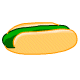 Spinach Hot Dog - r66