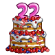Neopets 22nd Birthday Cake - r101