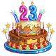 Neopets 23rd Birthday Cake