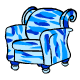 Blue Camouflage Chair