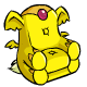 Padded Yellow Elephante Chair - r88