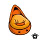 Orange Kreludan Bean Bag