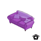 Simple Purple Sofa - r20