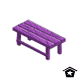 Simple Purple Table - r20