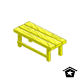 Simple Yellow Table - r20