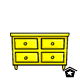 Sunny Yellow Dresser