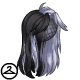 Thumbnail for Essential White & Black Split Dye Wig
