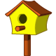 Yellow Birdhouse