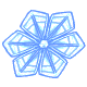 Delicate Snowflake Paving Stone