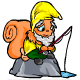 Unlucky Usul Fishing Gnome - r86