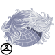Thumbnail for Dyeworks Silver: Maraquan Surfer Blue Wig