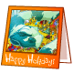 Happy Holidays Snowager Card