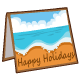 Happy Holidays Vacation Card
