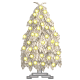 Snowy Holiday Tree for Petpets