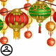 Festive Shenkuu Lantern Garland
