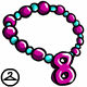 Thumbnail for Purple Neopets 8th Birthday Bead Necklace