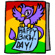 Pteri Birthday Card