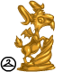 Golden Shenkuu Caprior Statue