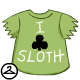 I Club Sloth T-Shirt