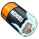 Corroded D-Cell Battery