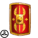 This shield brings to mind the chariot races held in Altador. This prize was awarded by AAA for beating his Daily Dare score in Y18.