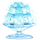 Crystal Frozen Fountain Collectable