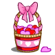 Valentines Day Basket of Hearts