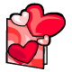 Heart Swirl Valentines Card