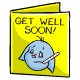 Get Well Soon Card - r70